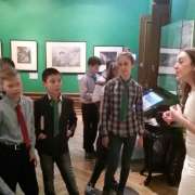 На выставке французской гравюры ученики 6м3 класса МЛШ узнали про «русский след» во французском искусстве