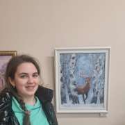 Восьмиклассница Международной лингвистической школы завоевала второе место в выставке-конкурсе «Зимние сны», которая проходит в выставочном зале большого ГУМа