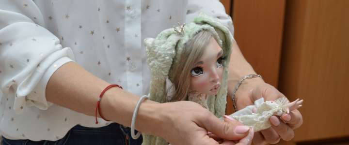 "My little Princess»: создательница авторских кукол Галина Дмитрук провела мастер-класс для учениц МЛШ