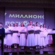 Спектакль «Юнги огненных рейсов» на сцене МЛШ представила театральная студия «Контакт» при участии учениц 9м1 класса МЛШ Рады Боковой и Василины Владимировой