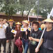 Старшеклассники МЛШ приняли участие в праздничном шествии на Дне тигра во Владивостоке 