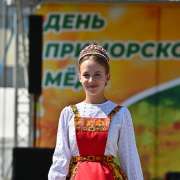 Коллекцию &laquo;Золотая хохлома&raquo; театра моды &laquo;Вдохновение&raquo; МЛШ публика встретила аплодисментами на Дне приморского меда 