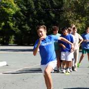 SportFest 2025 в МЛШ продолжается: старшеклассники вместе с учителями играют в футбол, волейбол, баскетбол и участвуют в круговой эстафете