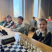 Команда учеников начальных классов МЛШ приняла участие в краевых соревнованиях по шахматам &laquo;Малая белая ладья&raquo;  