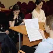 Организаторы открытого конкурса МЛШ &laquo;The International Book Review Contest&raquo; провели мастер-класс для его участников 