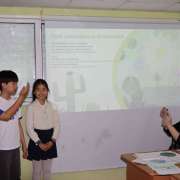 Иностранные ученики МЛШ стали участниками Международной молодежной конференции &laquo;Человек и биосфера&raquo;