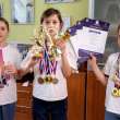 Ученицы 2м1 класса МЛШ заняли весь пьедестал почета на конкурсе спортивных танцев &laquo;Реверанс&raquo; и на всероссийском конкурсе танцев &laquo;Творческая волна&raquo; 