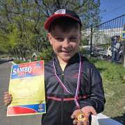 Ученик 1м1 класса МЛШ Виктор Городничев занял 1 место на первенстве спортивного клуба Владивостока &laquo;Самбо-80&raquo;